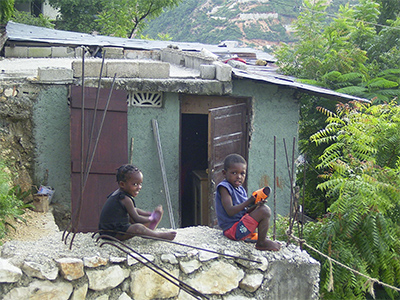 2003年から2004年にかけて赴任したハイチの町の風景