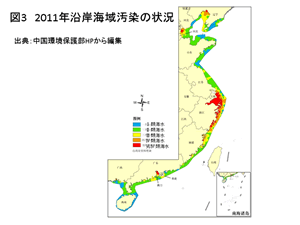 【図3】2011年沿岸海域汚染の状況