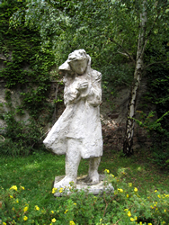 ベートーヴェンが安らぎを得た田園地帯ハイリゲンシュタットに佇むベートーヴェン像