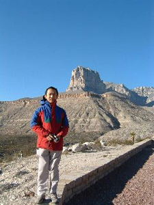 グアダルーペマウンテンズ国立公園の石灰岩からなる山塊