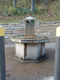 国立公園内に設置されている飲泉施設