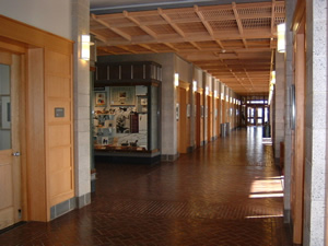 講義室の廊下