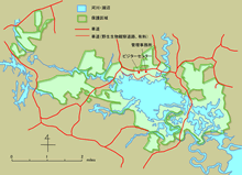 ブラックウォーター国立野生生物保護区　区域図